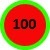 зеленый/красный + 100 шаров